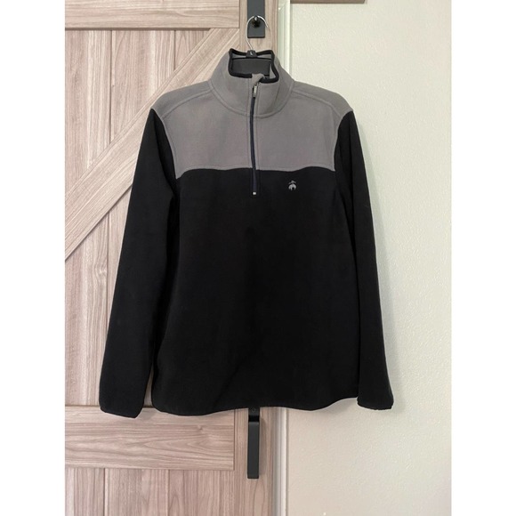 Brooks Brothers Other - NWT Brooks brothers XL black and gray quarter zip fleece
